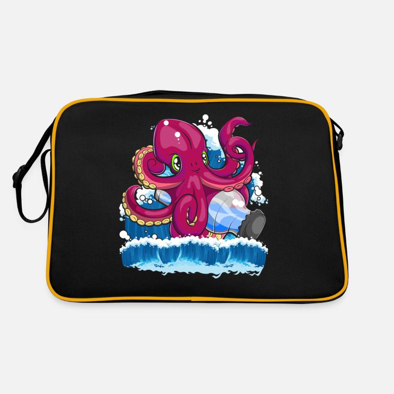 Créatures marines Océan Animal Cadeau Mignon Kraken Sac Retro