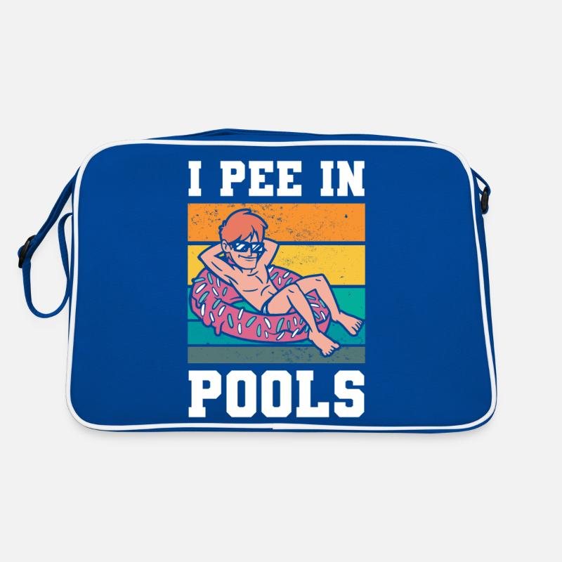 Je fais dans les piscines drôle de compagnon de piscine Sac Retro