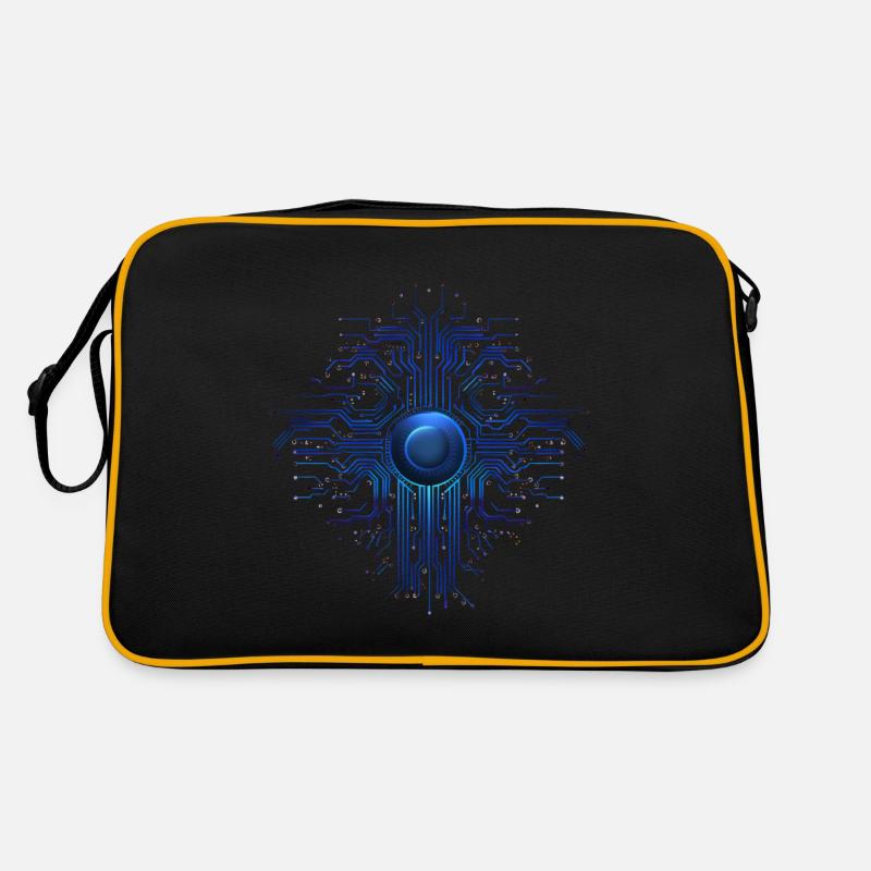 Machine Learning AI Data Science Circuit - Retro Bag - black/gold