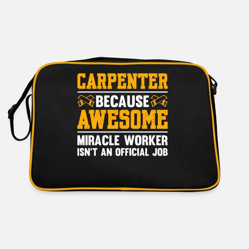 Carpenter Because Awesome Retro Tasche
