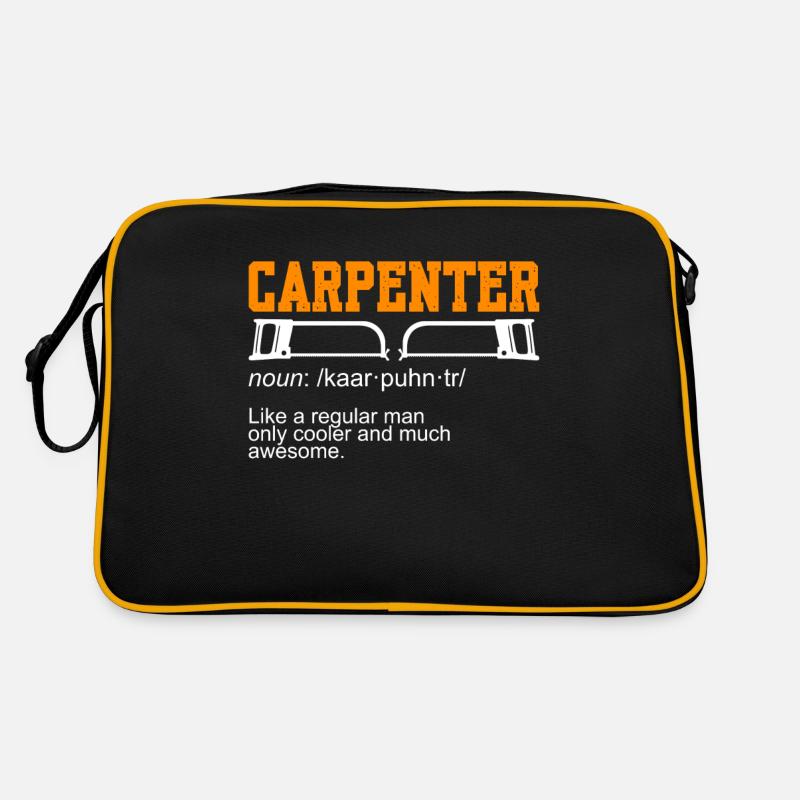 Nom charpentier Charpentier Sac Retro