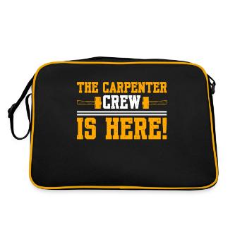 L’équipe de charpentier est là - Sac Retro - noir/or - Dos