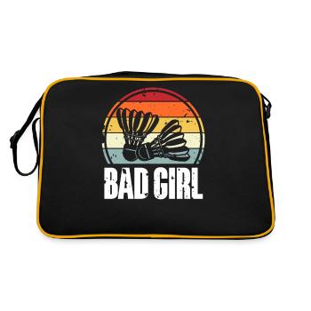Badminton - Retro Bag - black/gold - Back