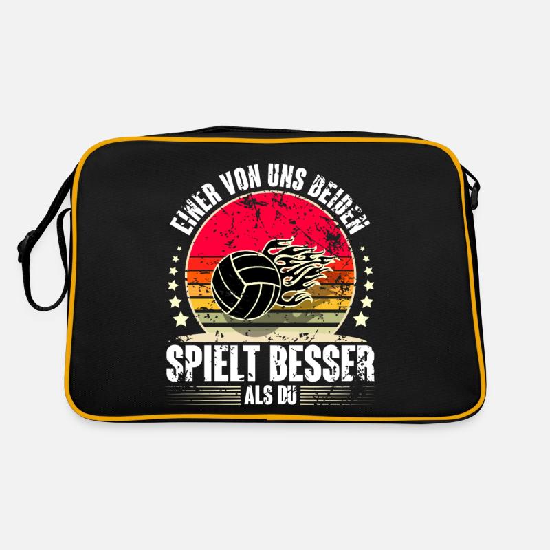 Volleyball Retro Tasche