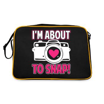 Photographer Photographer I'm About To Snap - Retro Bag - black/gold - Back