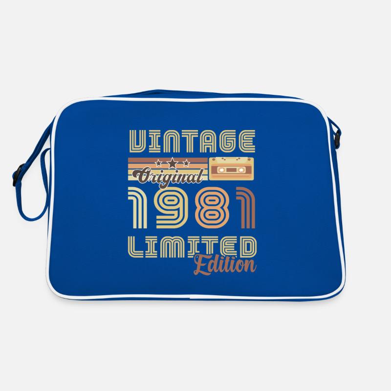 Original Vintage 1981 limitierte Auflage 1981 Retro Tasche