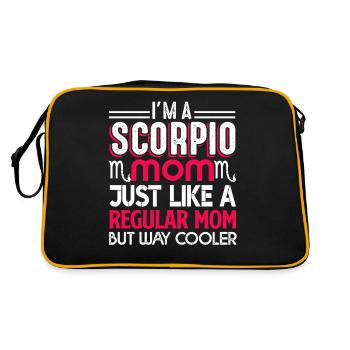 Scorpio Scorpio Mom Is Cooler - Retro Bag - black/gold - Back