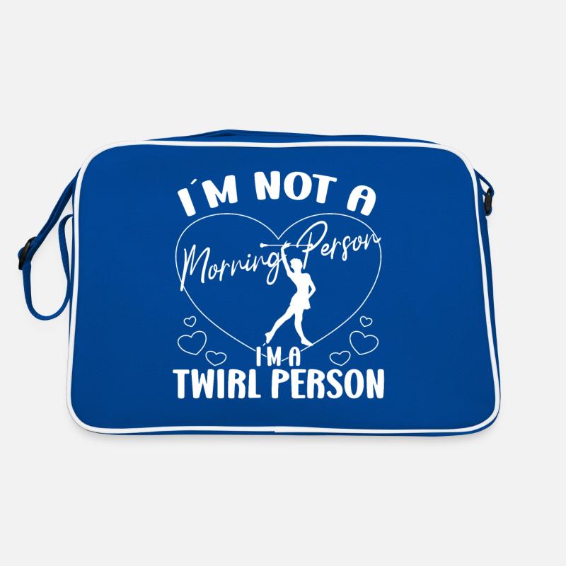 Bâton virevoltant Bâton Pas une idée de personne du matin Sac Retro