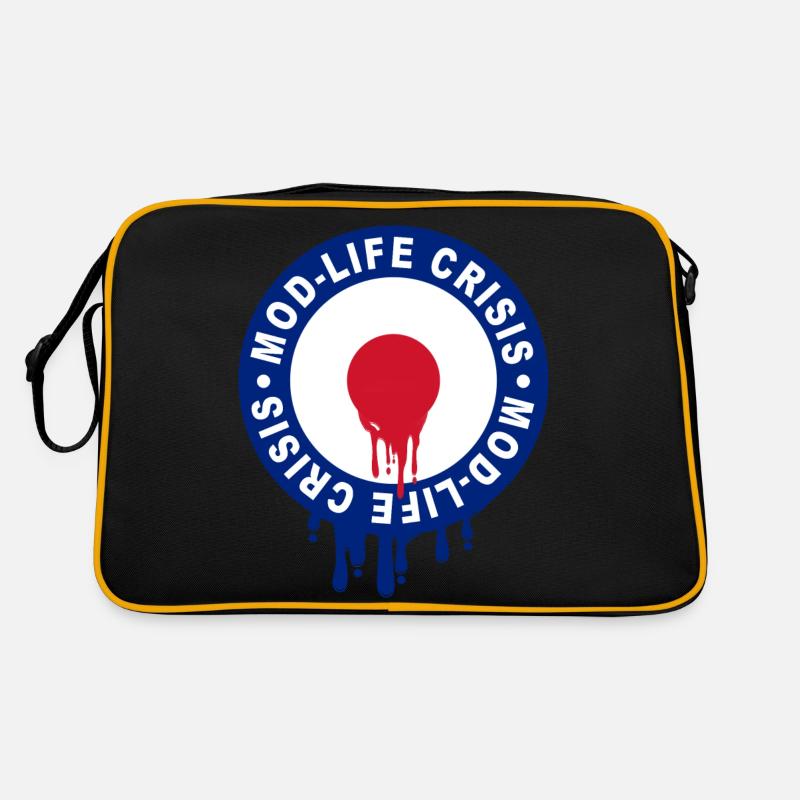 Mod life Krise - Retro Tasche - Schwarz/Gold