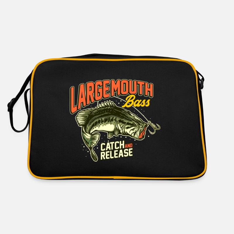 Barsch Fisch Retro Tasche