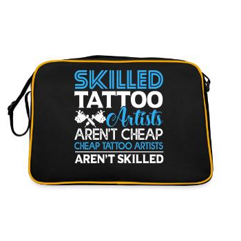 Tattoo Artist Skilled Tattoo Artists Aren't Cheap - Retro Bag - black/gold - Back