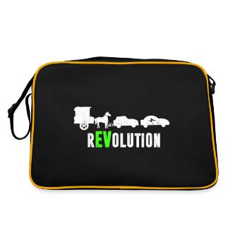 Elektrofahrzeug rEVolution EV-Treiber - Retro Tasche - Schwarz/Gold - Hinten