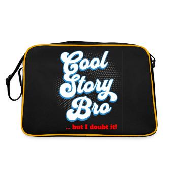 Cool Story Bro - mais j’en doute - Sac Retro - noir/or - Dos