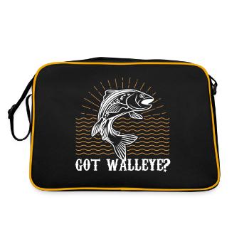 Vous avez le doré jaune? Pêche au doré jaune - Sac Retro - noir/or - Dos