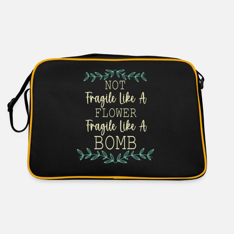 Pas fragile comme une fleur, mais un Sac Retro
