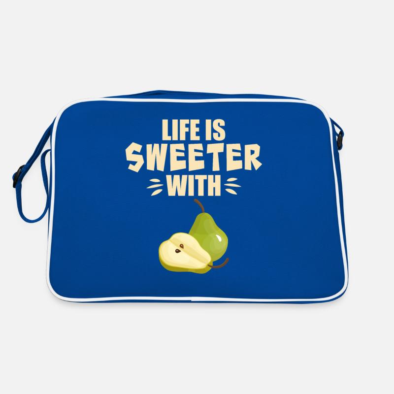 Life Is Sweeter With Pear Retro Bag
