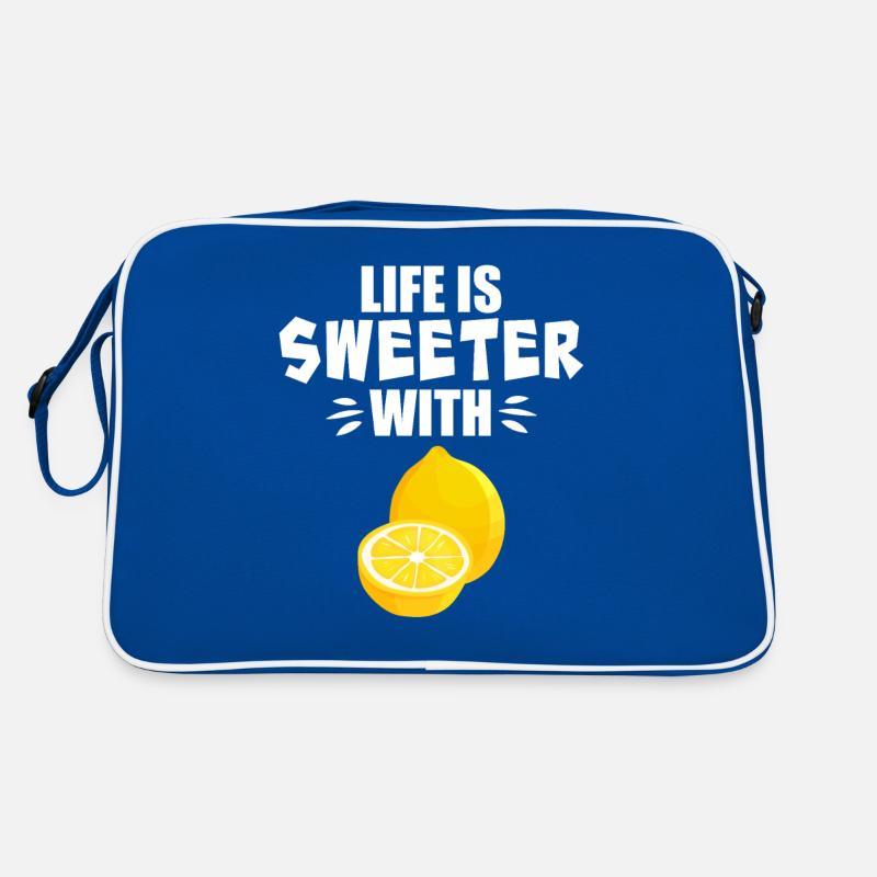 La vie est plus douce avec le citron Sac Retro