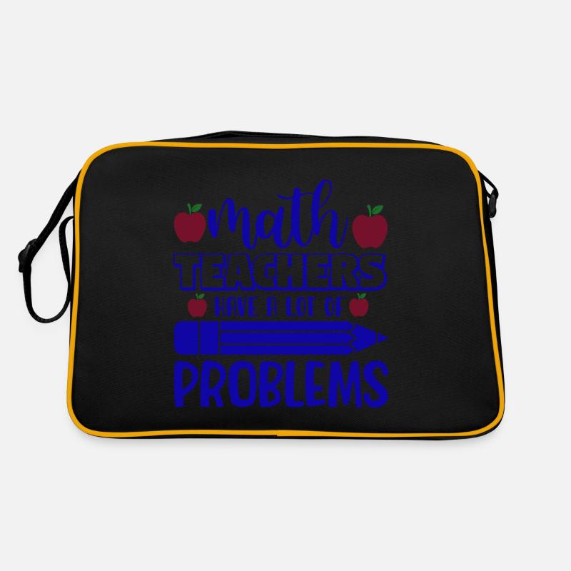 Math teachers have a lot of problems, Mathematik Retro Tasche