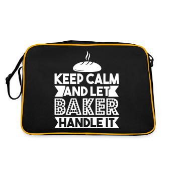 Baker Let The Baker Handle It - Retro Bag - black/gold - Back