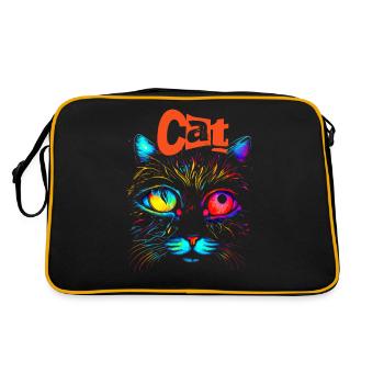 Cat designs - Retro Bag - black/gold - Back