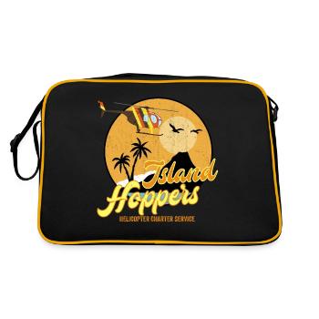 Island hoppers - Retro Bag - black/gold - Back