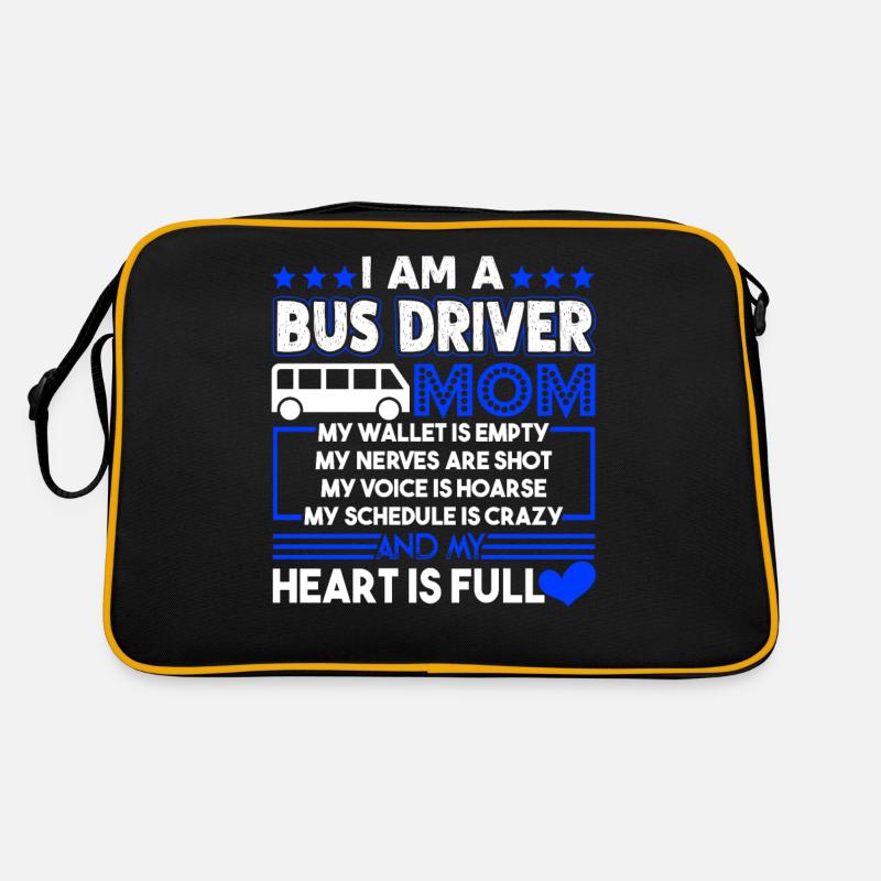 Bus Driver I'm A Bus Driver Mom Retro Bag