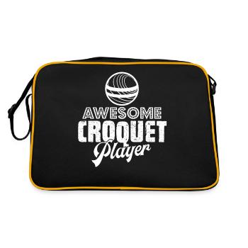 Croquet Awesome Croquet Player - Retro Bag - black/gold - Back