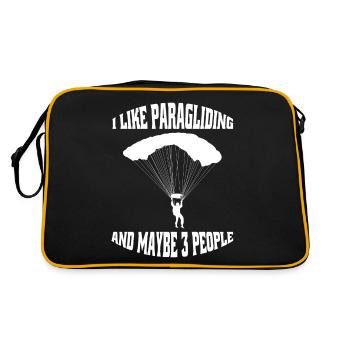Paragleiter Gleitschirmfliegen Parapente - Sac Retro - noir/or - Dos