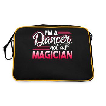 Dancer I'm A Dancer Not A Magician - Retro Bag - black/gold - Back