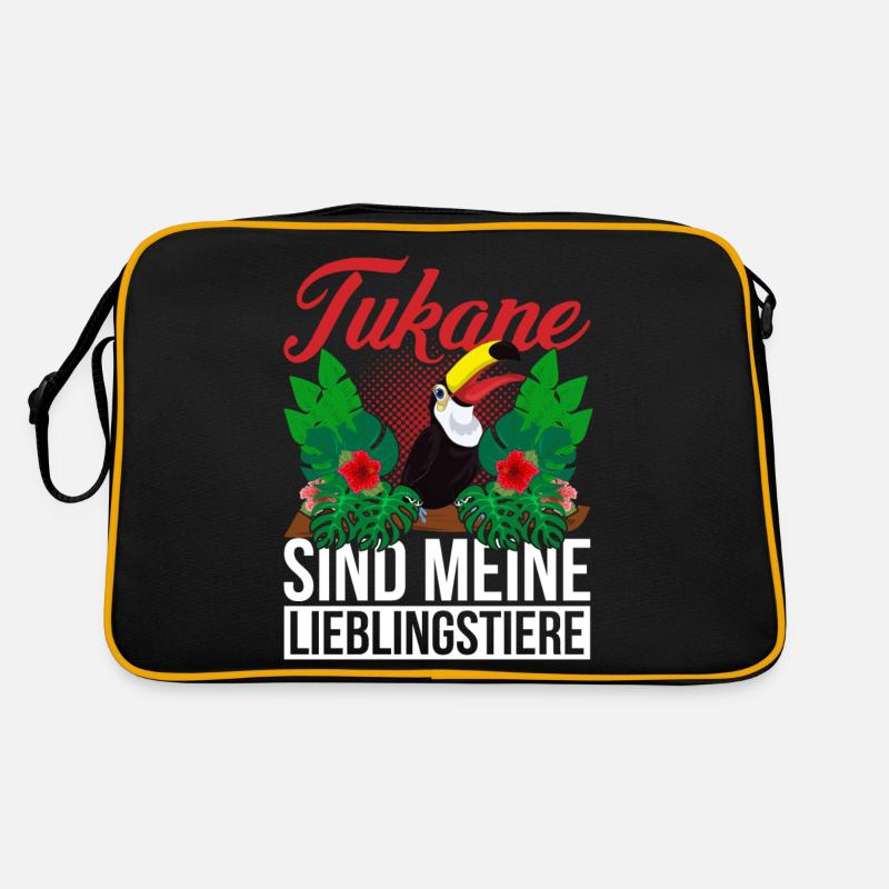Lieblingstier Exotischer Vogel Geschenk Tier Tukan Retro Tasche