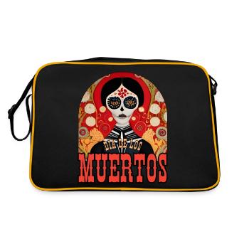 Dia De Los Muertos - Sac Retro - noir/or - Dos
