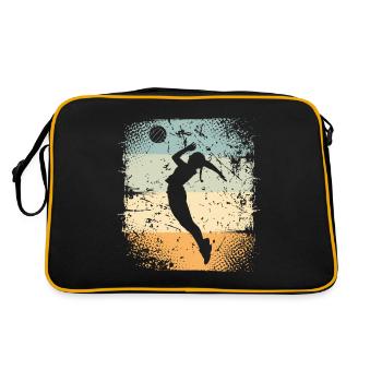 Volleyball - Retro Bag - black/gold - Back