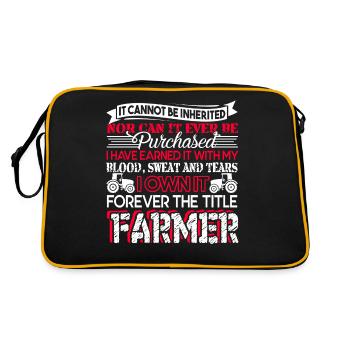 Farmer Forever The Title Farmer - Retro Bag - black/gold - Back