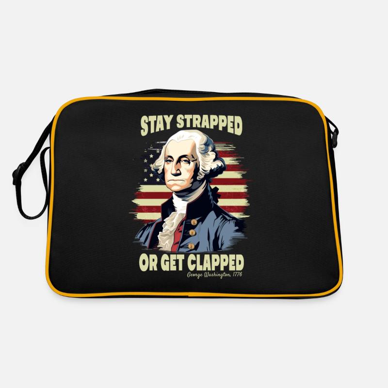 Buckle up or get clapped George Retro Bag