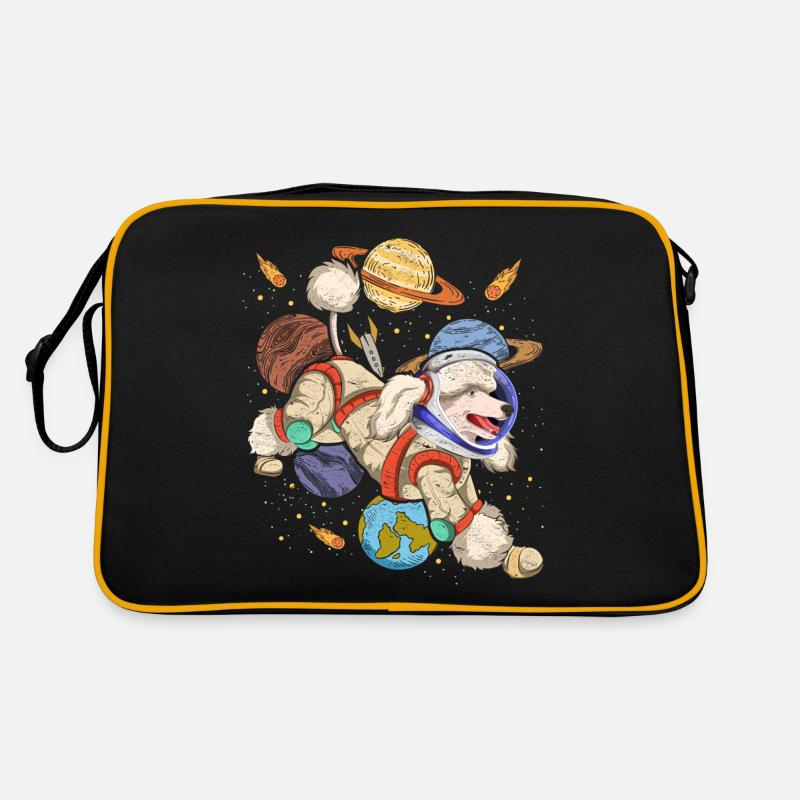 Galaxy Astronaut Dogs Cadeau Caniche de l’espace Sac Retro