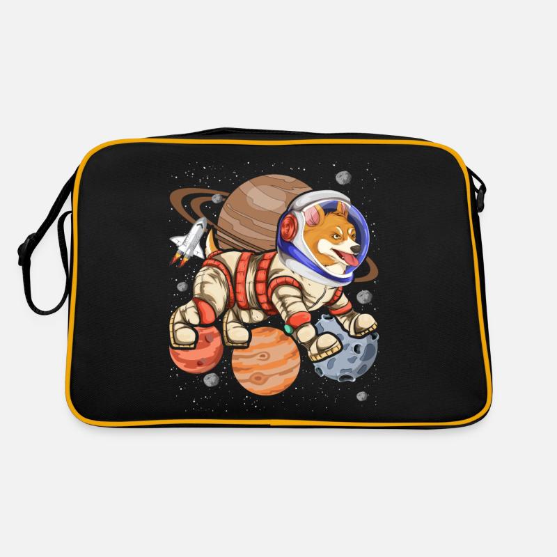 Univers Chiens Cadeau Espace Astronaute Corgi Sac Retro