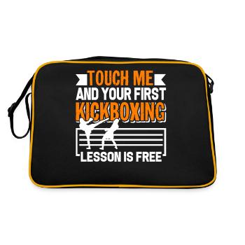 Kickboxing First Kickboxing Lesson Is Free - Retro Bag - black/gold - Back