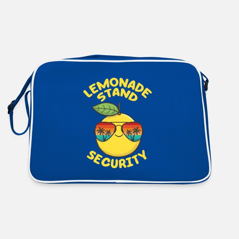Lemonade Stand Security Cute Lemon Summer Retro Bag