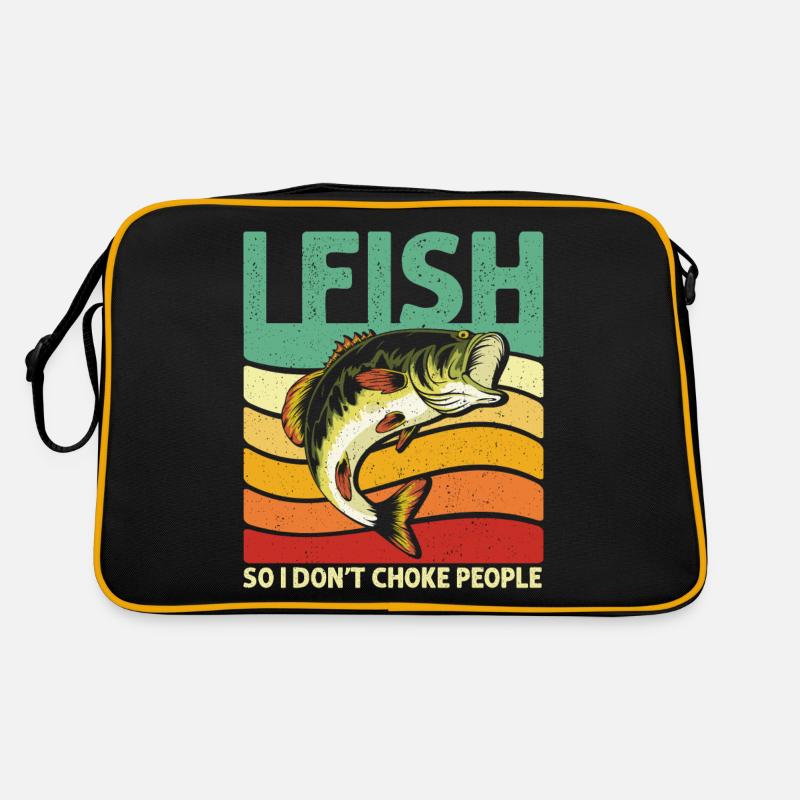 I Fish Retro Bag