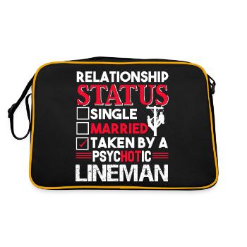 Lineman Lineman Relationship Status - Retro Bag - black/gold - Back