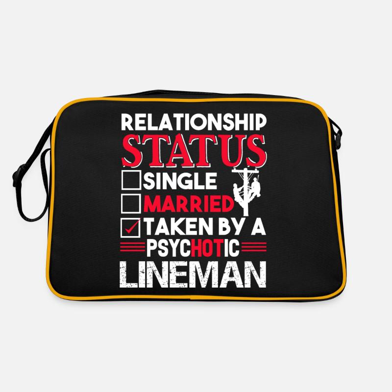 Lineman Lineman Relationship Status Retro Bag