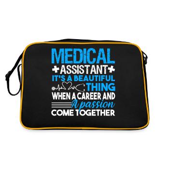Medical Assistant Medical Assistant Jobs - Retro Bag - black/gold - Back