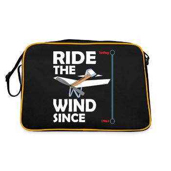 National Ride the Wind Day - Retro Bag - black/gold - Back