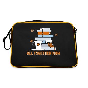 Tous ensemble maintenant Équipe de lecture d’été Lire un livre - Sac Retro - noir/or - Dos