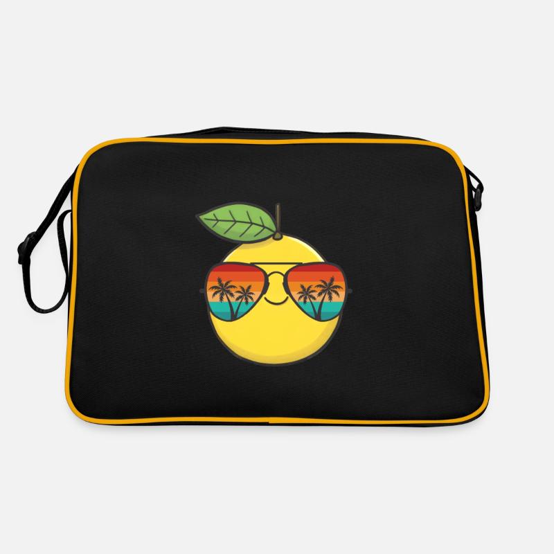 Lemon Funny Cute Lemon Summer Citrus Fruit Lovers Retro Bag