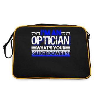 Optician Optician What's Your Superpower - Retro Bag - black/gold - Back