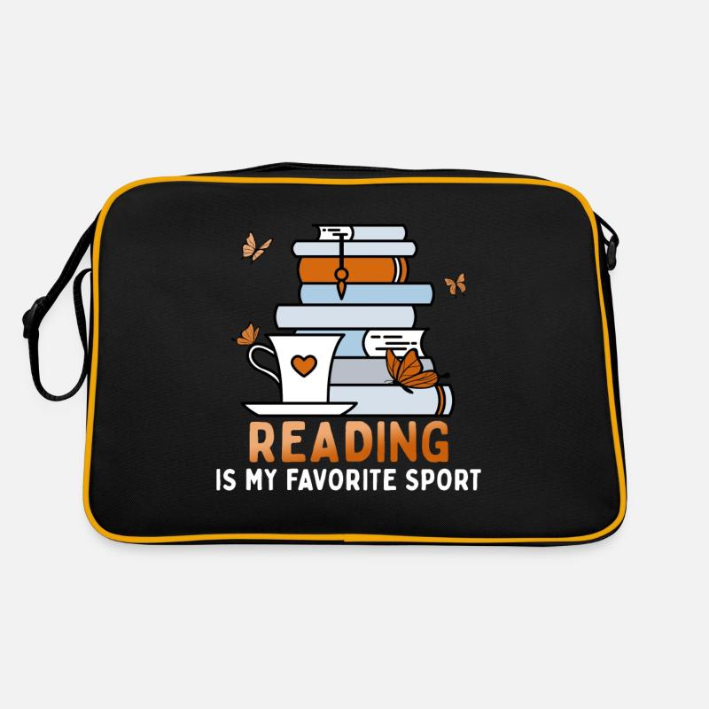 La lecture est mon sport préféré introverti Sac Retro