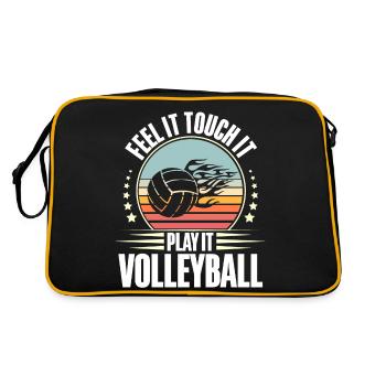 Volleyball - Retro Bag - black/gold - Back