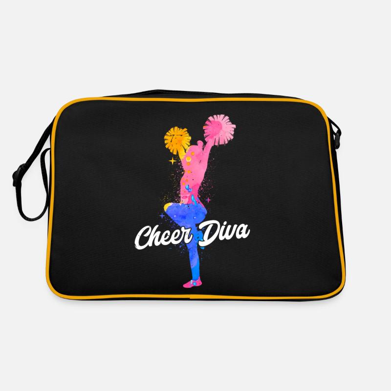 Cheer Diva Cheerleader Cheerleading Retro Tasche