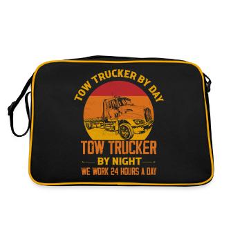 Dépanneur le jour, dépanneur de nuit Conducteur o - Sac Retro - noir/or - Dos